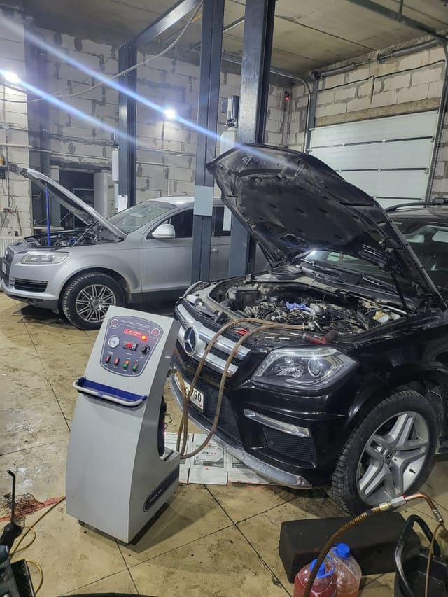 Обслуживание кондиционера Mercedes GL — Авто-Куш, Зеленоград